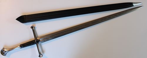 Herr der Ringe Anduril Schwert Folded Steel Blade